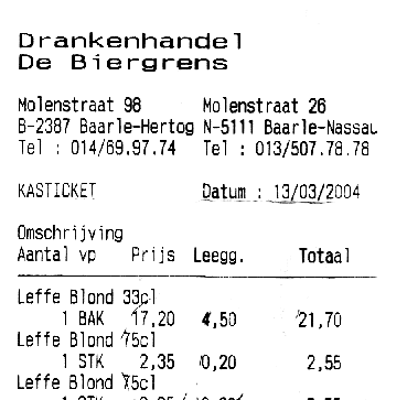 De Biergrens-Bon