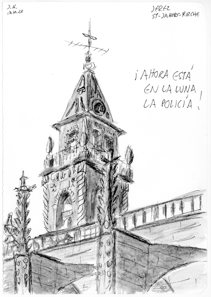 Jerez, Santiago-Kirchturm