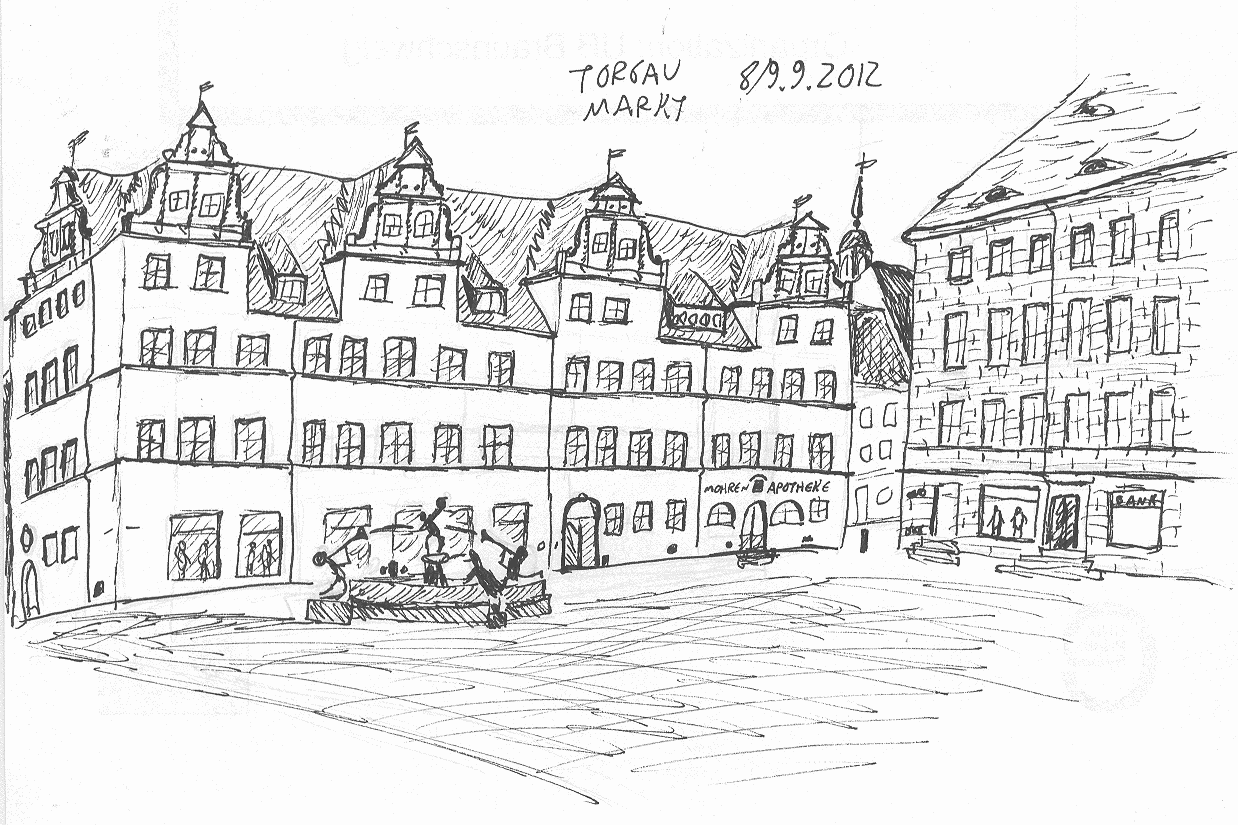Torgau, Markt/Apotheke