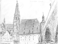  Ratisbon Cathedral and bridge  